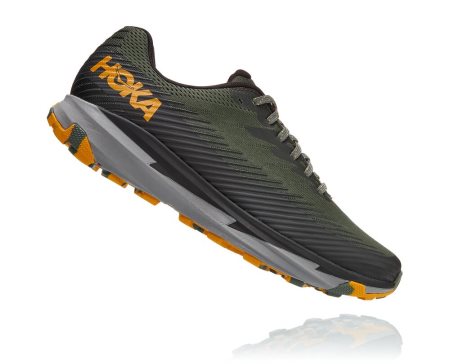 Hoka One One Torrent 2 Moški Trail Tekaški Čevlji Oljčno / Zlata Rumena SI-954387X